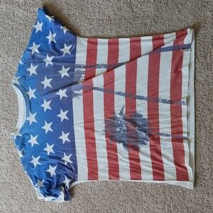Urban Pipeline Mens XL American Flag Mens Short Sleeve Tee